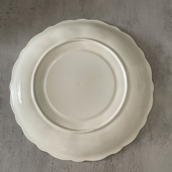 E. R. American Artware Pink Floral 12 Deviled Eggs Serving Platter Dish 9" - Picture 5 of 5